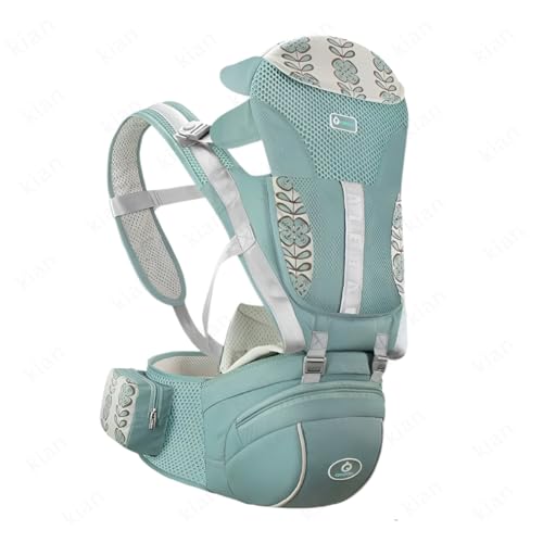 Image of Kian Baby Sling Carrier Wrap Cotton, Breastfeeding and Stroller Cover Adjustable for Newborn Baby up to 20kg - Special Carrier /Sling for PREMIE BabiesBreathable Mesh Baby Sling Carrier with Adjustable Strap (multi color ) (9 in 1)