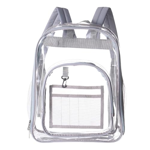 Sac à dos enfant voyage léger en PVC transparent pour sorties et vacances