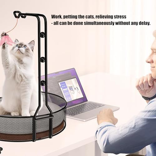 Hamac pour chat réglable et lavable - lit de couchage respirant pour chaton - 8