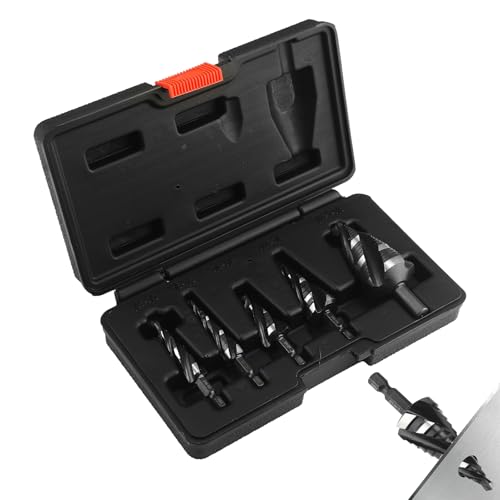 Broca De Planta De Metal | Brocas Escalonadas | Herramientas de Corte Helicoidales de Acero Rápido para Perforación De Agujeros