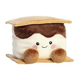 Aurora® Adorable Palm Pals™ Party Sized Toastee S'More™ Stuffed Animal - Fun Collectible Plush for Kids and Adult Collectors - Perfect for Decorating Rooms and Birthday Gifts - Multicolor 7 Inches