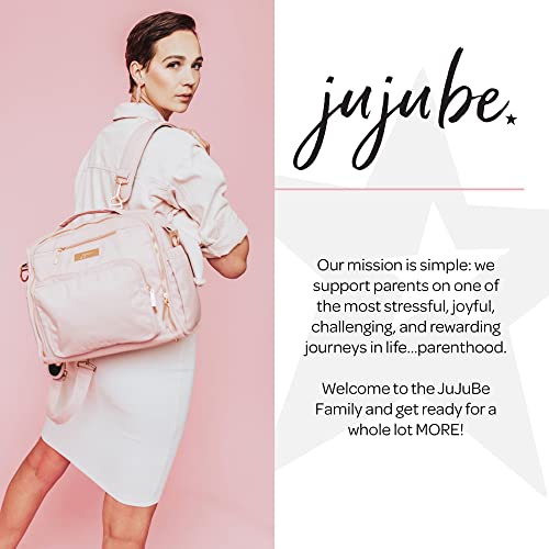 Jujube | Bff Baby Diaper Bag Backpack - Convertible Messenger Bag Travel Backpack For Women - Machine Washable | Blush Chromatics #TOP4
