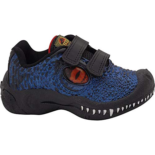 Tenis Dinossauro Dino Park Vissi Infantil + - Preto Com Azul 24