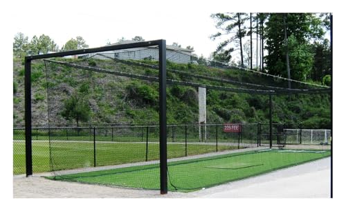 LFS Batting Cage Net #42 Twine &ndash; Heavy Duty HDPE Baseball & Softball Netting for Outdoor Training...