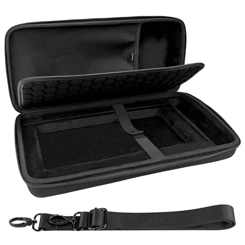 Musiin Premium DJ Controller Case Compatible with NI TRAKTOR Z1 MK3,F1,X1 Smooth Double Zippers, Soft Mesh Pocket, Hard Shell Carrying Case with Strap Ideal for Studio Storage and Outdoor Performance