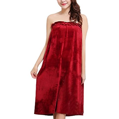 Beisto Body Wrap Towel with Snaps Plush Towels Spa Towel Wrap Shower Wraps Bath Wraps for Women After Shower Cover
