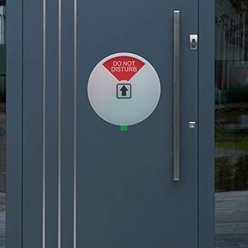 Privacy Office Door Sign, Please Knock Sign, in a Meeting Sign, Do Not Disturb Sign, Out of Office Sign, Conference Sign, with Magnetic & Strong Adhesive Tape, 100 x 100 x 8mm Acrylic White 1 Pack