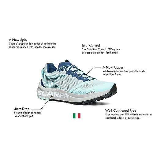 SCARPA Women's Spin Planet Trail Running Shoes - Lightweight, High-Cushion Trail Runners2