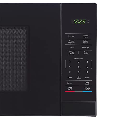 Magic Chef Compact Countertop Microwave Oven, 1000 Watts, Black, 1.1 Cu. Ft. - Digital Kitchen Appliance with One-Touch Cooking, Child Lock, Timer, Reheat, Defrost and 10 Power Levels - Image 3