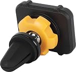 DEWALT Magnetic Phone Holder for Car, Universal Air Vent Magnetic Car Phone Holder, Reinforced Automobile Mount for Mobile Devices and Mini Tablets, Included Metal Plates for NonMagSafe Devices