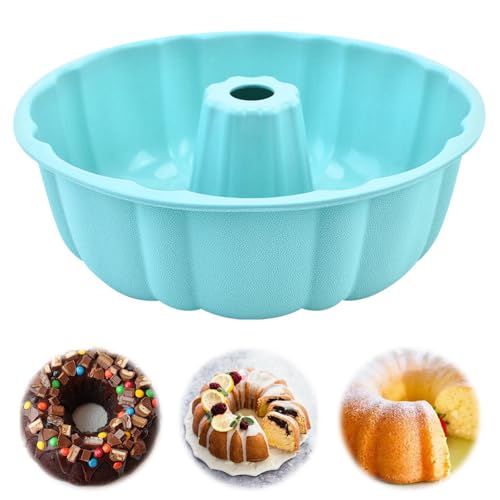 TESSTSY Gugelhupfform Silikon, Gugelhupfform 24 cm, Backform Gugelhupf, Silikon Backform Gugelhupf Groß, Kuchenform, für Kuchen, Götterspeise, Brot TESSTSY Gugelhupfform Silikon, Gugelhupfform 24 cm, Backform Gugelhupf, Silikon Backform Gugelhupf Groß, Kuchenform, für Kuchen, Götterspeise, Brot