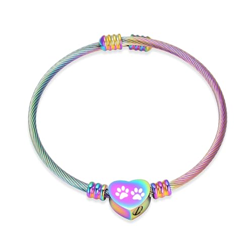 Urne en coeur bracelet réglable mémorial, le cadeau souvenir idéal
