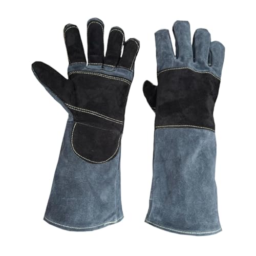 MYCENSE Welding Gloves Long Sleeve Outdoor Use Utility Work Gloves Mitts for Welder, Welding,Construction,Men Dad Husband Gardening