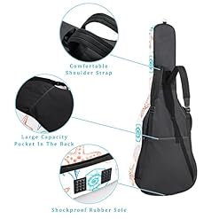 Housse étanche pour guitare acoustique avec double bandoulière et poche Motif étoile de mer, Multicolore 01., 42.9×16… - Les Beatles, Paul McCartney, John Lennon, RIngo Starr, George Harrison Housse étanche pour guitare acoustique avec double bandoulière et poche Motif étoile de mer, Multicolore 01., 42.9x16… – Image 3