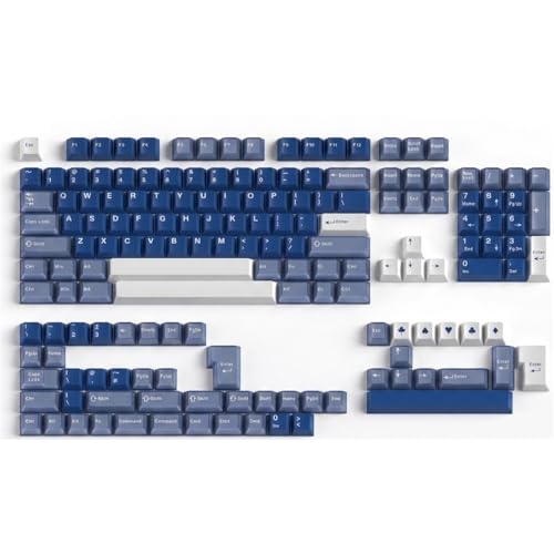 Image of Fogruaden PBT Keycaps Set, Cherry Profile Custom Keycap for Mechanical Keyboard Keycaps(Cherry wushilan)