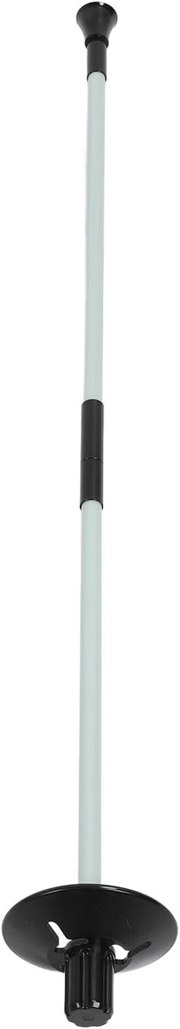 3PCS Golf Flagstick Nylon Fiberglass 2 Section Putting Green Flag Pole, Black and White Striped Design with Ball Retrieval Base for Home Practice and Travel