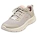 Skechers GO Walk, IR A Caminar Flex Caley Mujer, Taupe Synthetic/Pink Trim, 37 EU