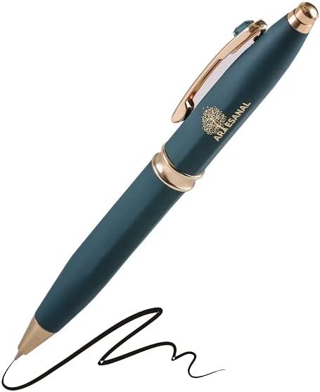 ARTESANAL Blue Rollerball Pen - Stunning Luxury Pen Best Roller Ball Pen Gift Set for Men & Women, Professional, Executive Office, Nice Pens for Men, Women