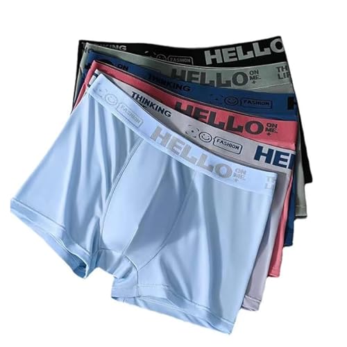 bergxperten HelloHeld Ice - Herrenunterwäsche 6er Pack Herren-Netzunterwäsche aus Eisseide und weichem Nylon, Boxershorts ideal für Reisen, Fitnessstudio & Training