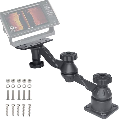 OUBULU Fish Finder Mount, Adjustable Arm for 7