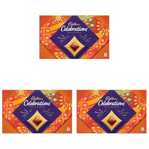 Image of Cadbury Celebrations Assorted Chocolate Gift Pack, 141.68 g (Pack of 3)