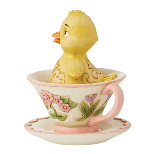 Jim Shore Tiny Chick in Teacup Enesco déco oiseau poussin tasse miniature