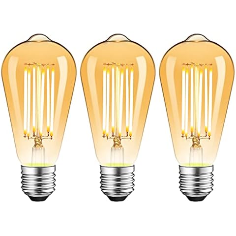 Bombillas LED Vintage ZIKEY, 10W, 1000lm, 3 unidades Cover