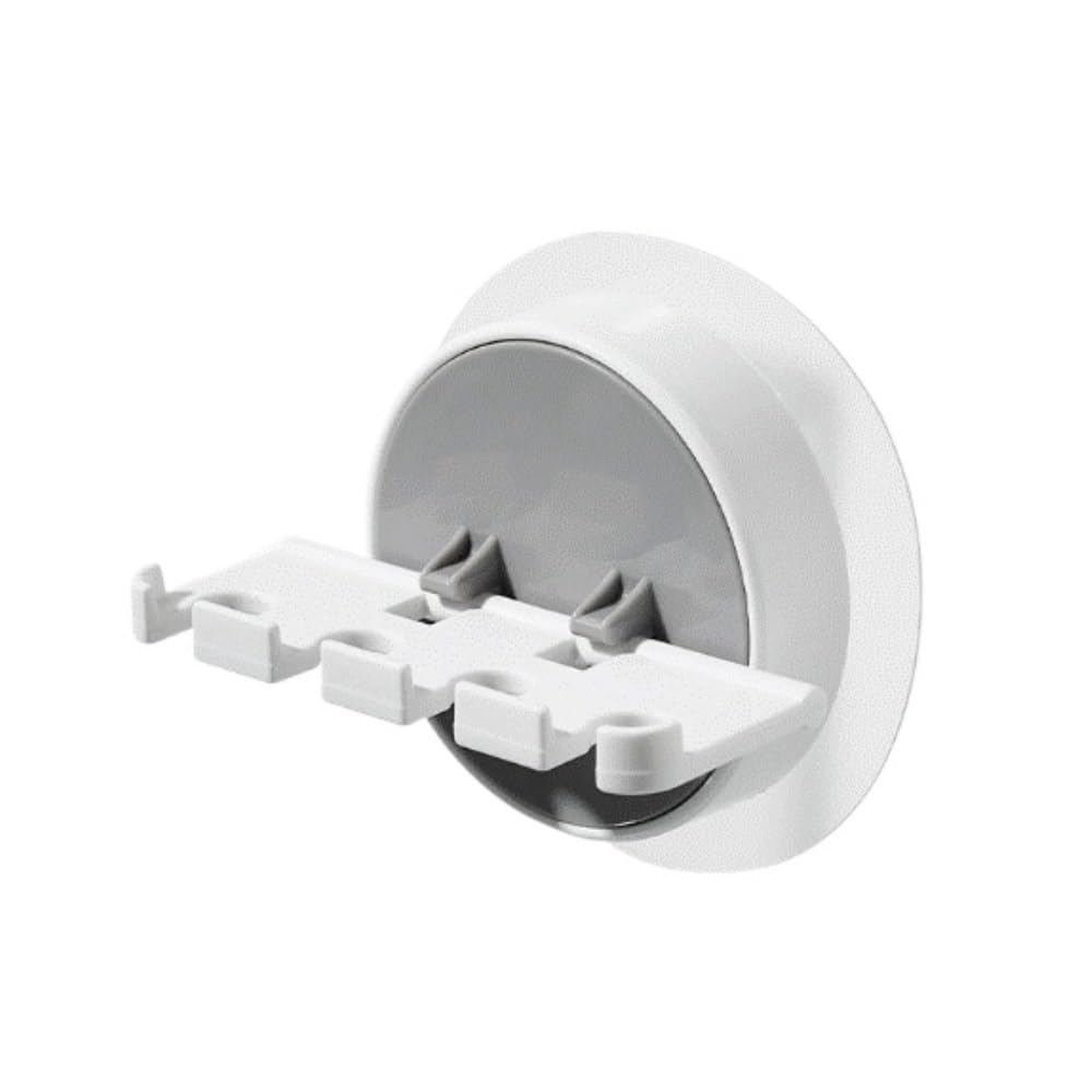 Portacepillos De Dientes para Baño Y Ducha Soporte For Cepillo De Dientes con Ventosa For El Hogar, For Pasta Dental, Sin Taladro, Tipo Montado En La Pared(2pcs)