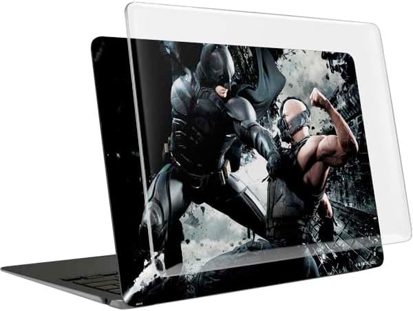 Skinit Laptop Case Plus Skin Compatible with MacBook Air 15in (2023) - Officially Licensed The Dark Knight Rises Batman and Bane Fighting Design