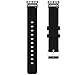 Fit for Garmin Forerunner 35J Nylon Watch Bands Women Men, ForeAthlete 35J Replacement Band Accessory Straps Wristbands Bracelet Fit for Garmin Forerunner 35 / Forerunner 30 Smart Watch (Black)