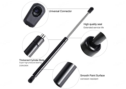 Image of Superlift Rear Boot Struts | Dicky-Diggi-Dikki Shocker | Gas Spring | Lift Support | Door Balancer Compatible with Maruti Suzuki Swift (Type-5) 2018-2022 - Pack of 2