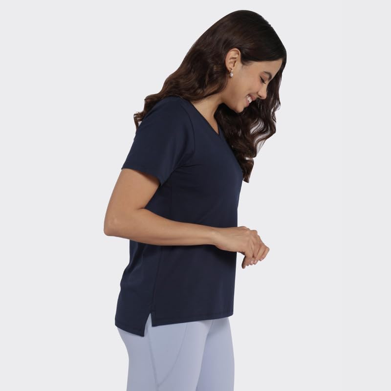 Image of BlissClub Women's Cotton Blend Regular fit T-Shirt
