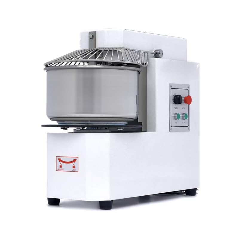 Impastatrice professionale 30 litri trifase - 2 velocità con testa sollevabile e serbatoio estraibile