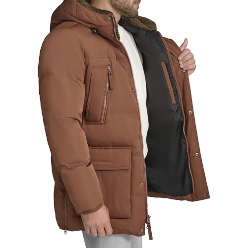 Image of Andrew Marc Men's Outerwear Mackay Faux Fur Lined Parka
