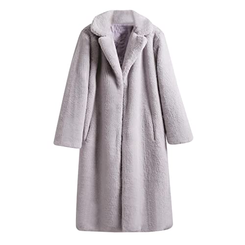 Manteau d'hiver chaud pour femme parfait pour le quotidien veste longue de grande taille en S