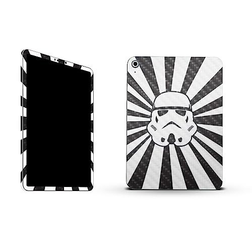 Image of MightySkins Carbon Fiber Skin Compatible with Apple iPad 10.9 inch 10th Gen (2022) Full Wrap Kit - Star Rays | Protective, Durable Textured Carbon Fiber Finish | Easy to Apply | Made in The USA