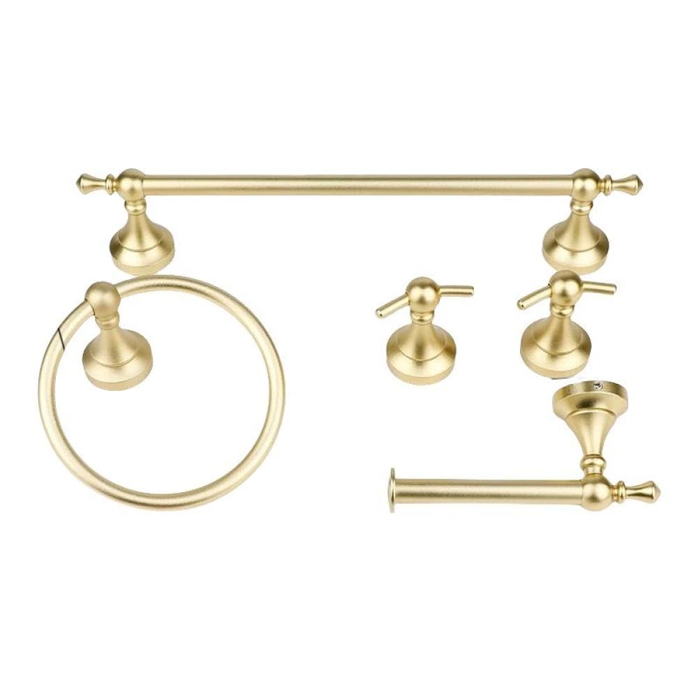 Gancho para bata y juego de accesorios de baño que elimina el desorden del aseo