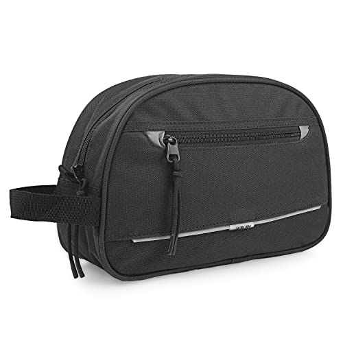 JASLEN - Kosmetiktasche mit Reißverschluss, Reisen Kulturtasche Damen - Praktisch Kulturbeutel Herren and Damen - Wochenende Kulturbeutel Damen, Herren, Jungen and Madchen. Marke von ITACA, Schwarz Cover