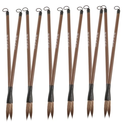 DIYEAH Chinese Calligraphy Brush for Writing 12pcs Calligraphy Brush Pen Set Writing