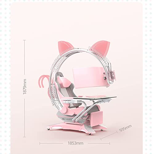 Ergonomic Office Chair - High Back Adjustable Swivel Game Cockpit Computer Chair with Footrest for Ultimate Comfort and Support in Gaming and Work Environments - Image 4