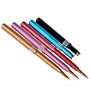 CCbeauty 5Pcs Portable Retractable Cosmetic Makeup Lip Brush Pen with Cap For Lipstick Gloss Applicators