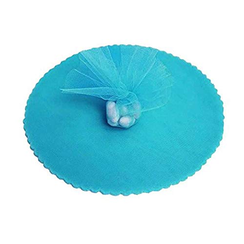 100 Veli Di Tulle Rotondi In Organza - Per Confezionare Caramelle, Confetti, Lilla, Feste - Foto 5