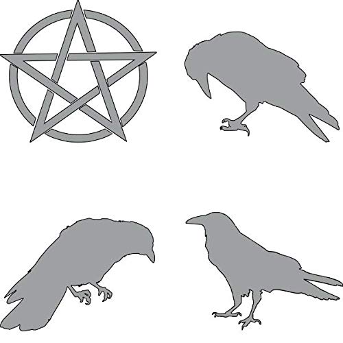 Multi Gothic STENCIL - RE-USABLE (4 DESIGNS ON ONE SHEET)