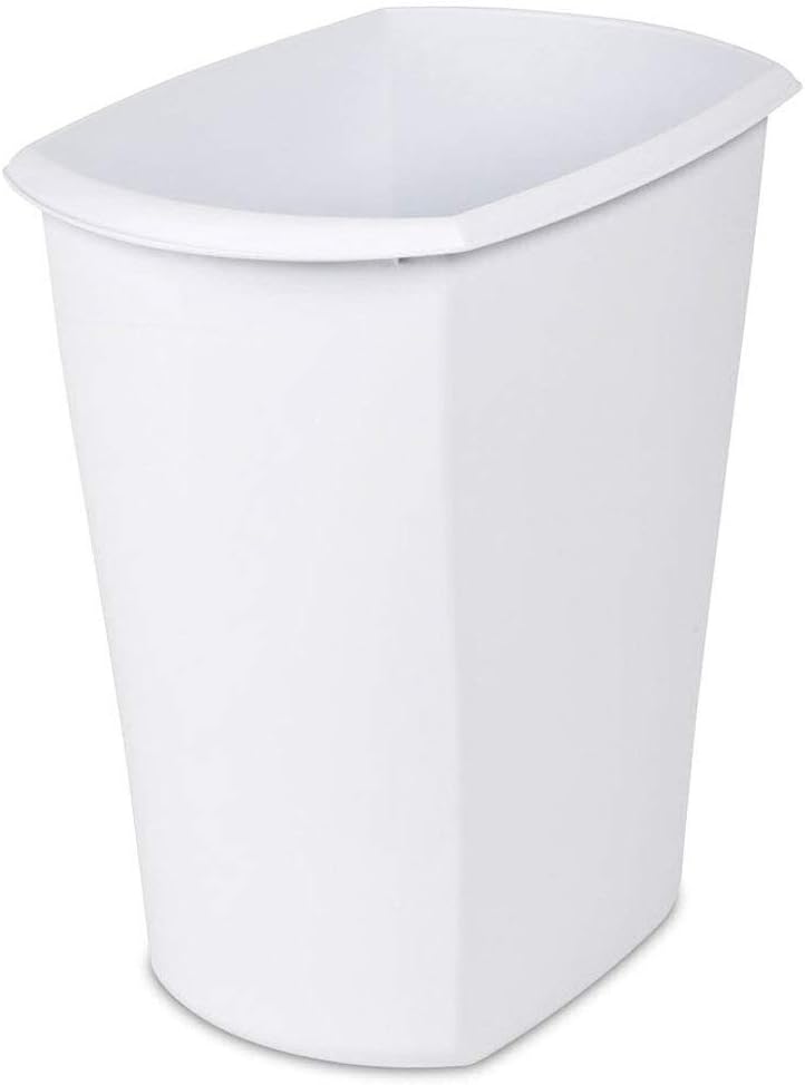 10528006 White Waste Can