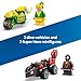 LEGO Marvel Spidey and His Amazing Friends Spin and Electro Dinosaur Vehicle Chase - Car and Motorcycle Preschool Building Toy for Kids, Boys and Girls, Ages 4+ - Gift Idea for Birthdays - 11198