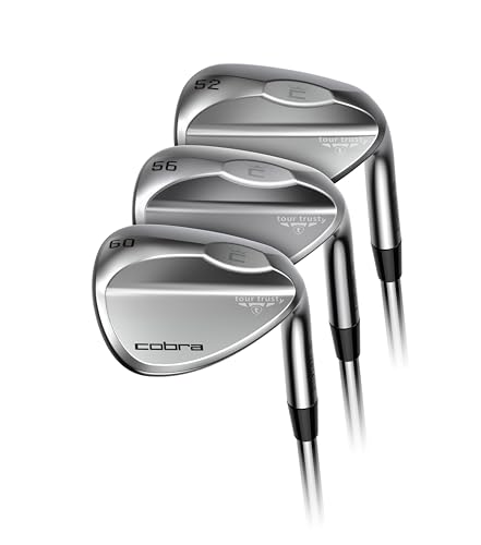 Cobra Tour Trusty Golf Wedge Set (3 Pack) - Includes 52/56/60 Degree Wedges