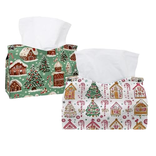 Boîte à mouchoirs de Noël avec distributeur fluide pour maison