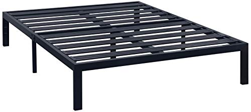 Mellow Rocky Base E 14' Platform Bed Heavy Duty Steel Black,...
