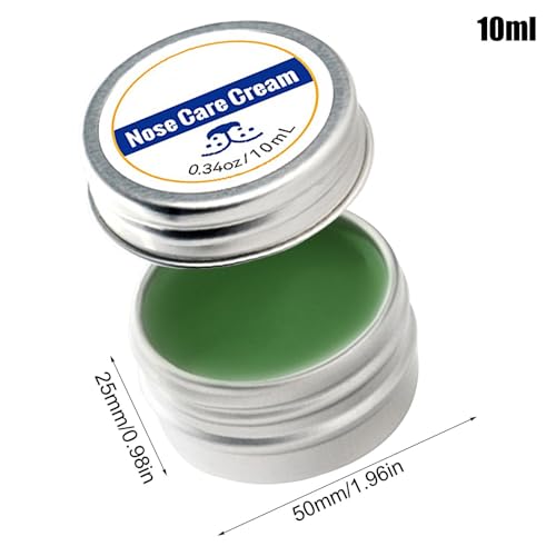 Gvblkq Dog Nose Balm, 10ml Moisturizing Dog Balm, Natural Snout Soother, Rapid Absorption, Pet Snitch Cream, Effective for Dogs and Cats, Gentle Formula, for Puppies, 5x5x2.5cm