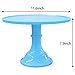 KLASKWARE Round Cake Stand Blue 11